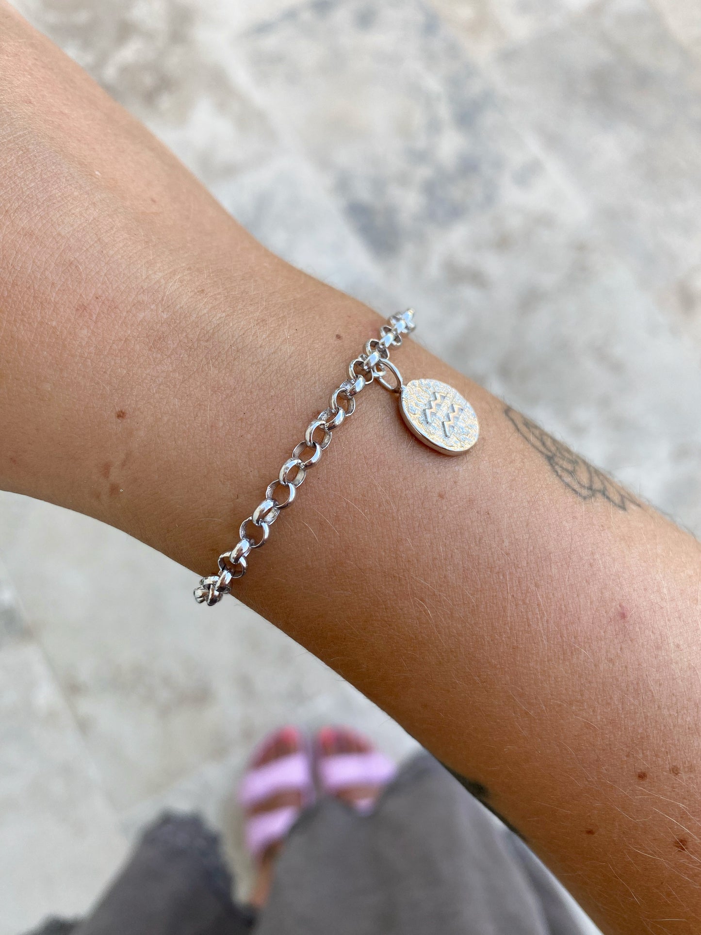 Bracelet Signe Astrologique Argent