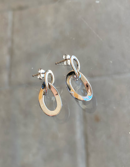 Boucles d'oreilles Roma Argent