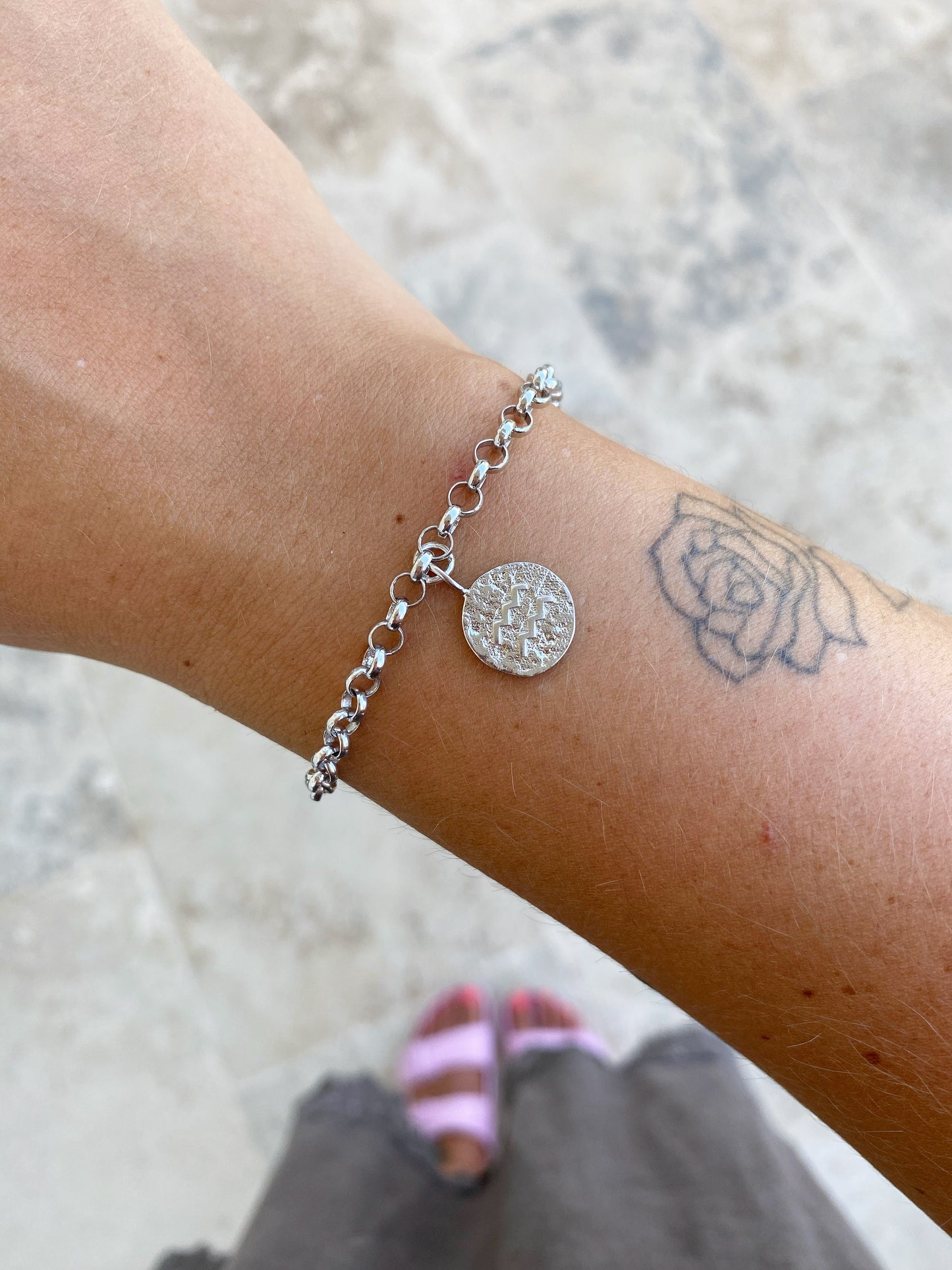 Bracelet Signe Astrologique Argent